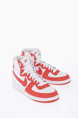COMME DES GARCONS HOMME PLUS Hohe Sneaker TERMINATOR zweifarbig aus Leder