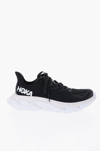 Contrasting Sole Mesh CLIFTON Low-Top Sneakers