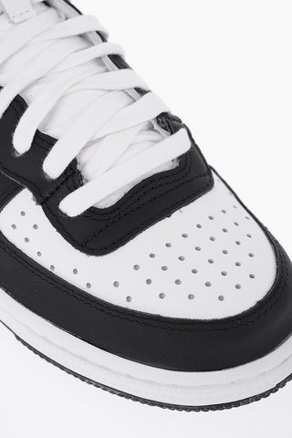 COMME DES GARCONS HOMME PLUS Sneakers Alte TERMINATOR in Pelle Bicolore