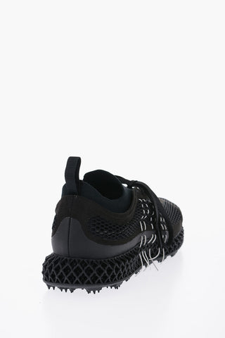 Y-3 YOHJI YAMAMOTO Perforated RUNNER 4D HALO Low Top Sneakers