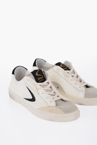 Textured Leather GOOFY Low-top Sneakers with Patch Detail