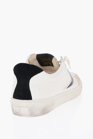 Sneakers Basse GOOFY In Pelle Martellata con Dettaglio a Toppa 