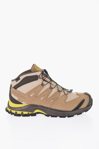 BETTER Gore-tex Fabric and Leather XA PRO 3D MID Hiking Sneakers with Quicklace Closure