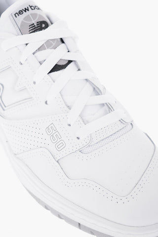 Solid Color Leather Low Top Sneakers