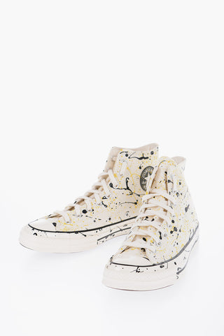ALL STAR CHUCK TAYLOR Painting Effect Cotton High-Top Sneakers