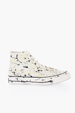 ALL STAR CHUCK TAYLOR Painting Effect Cotton High-Top Sneakers