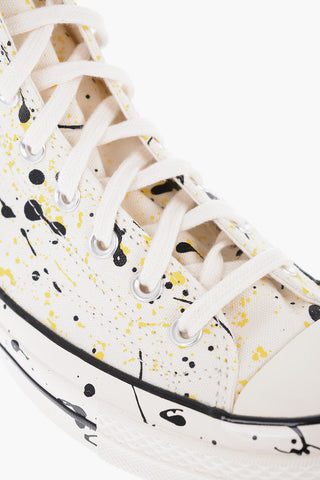 ALL STAR CHUCK TAYLOR Painting Effect Cotton High-Top Sneakers
