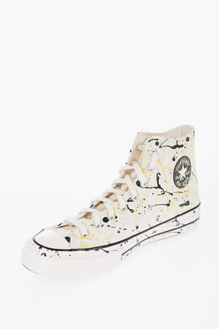 ALL STAR CHUCK TAYLOR Painting Effect Cotton High-Top Sneakers