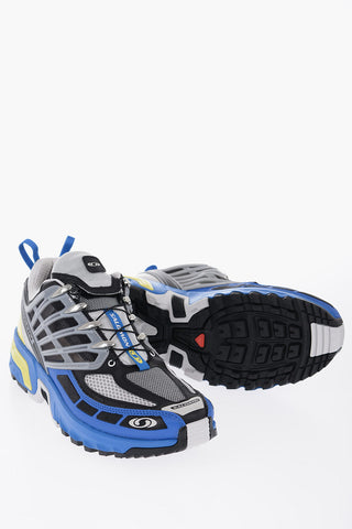 Colorblock ACS PRO Low Top Sneakers with Mesh Details and Quicklace Closure