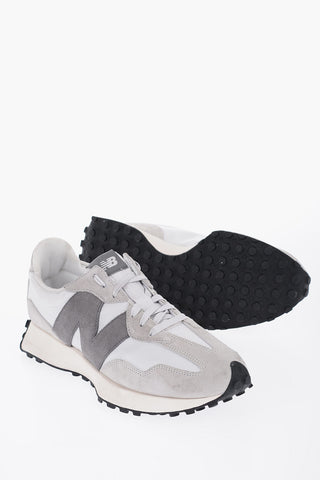 Suede and Fabric Low Top Sneakers