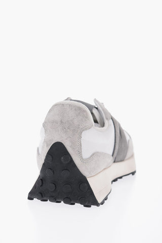 Suede and Fabric Low Top Sneakers