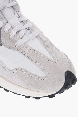 Suede and Fabric Low Top Sneakers