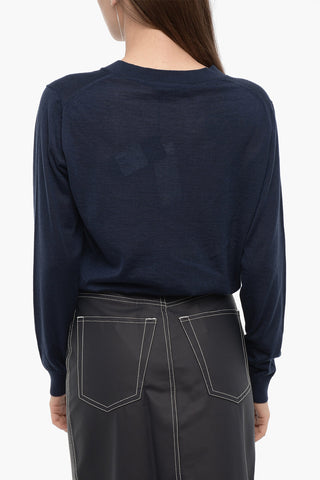 V-Neck Cashmere and Silk Cardigan