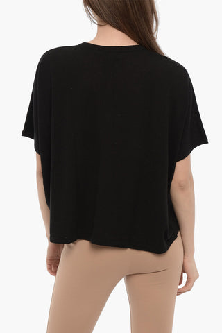 Bat-wing Sleeve Crew-neck Sweater