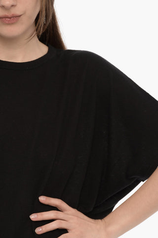 Bat-wing Sleeve Crew-neck Sweater