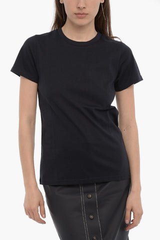 Solid Color POPPY Crew-neck T-Shirt
