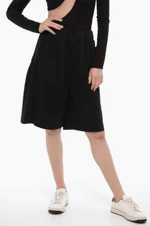 Cotton Shorts with Patch