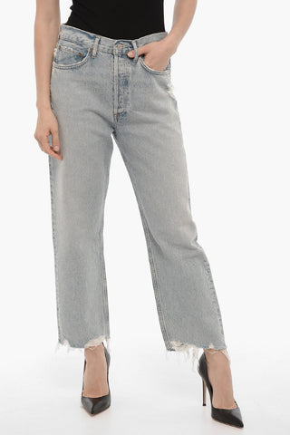 Loose Fit Cropped 90'S Jeans 20cm