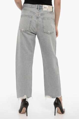 Loose Fit Cropped 90'S Jeans 20cm