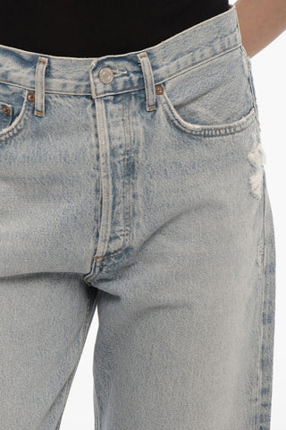 Loose Fit Cropped 90'S Jeans 20cm