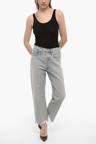 Loose Fit Cropped 90'S Jeans 20cm