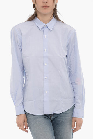 Solid Color Poplin Cotton CHARLIE UNISEX Shirt