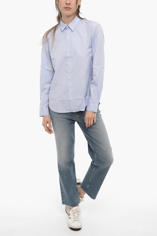 Solid Color Poplin Cotton CHARLIE UNISEX Shirt
