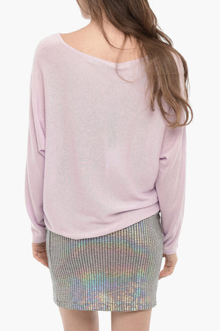 Maglia in Cotone e Cashmere con Scollo a V