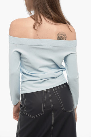 3/4 Sleeve Boat Neckline Top