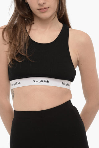 Tank Top Sportivo a Costine