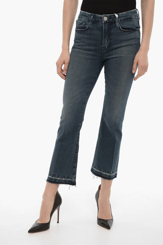 Jeans Crop Bootcut in Denim Stretch 22cm