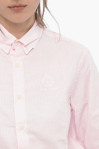 Camicia CLOVER a Righe con Collo Button-Down