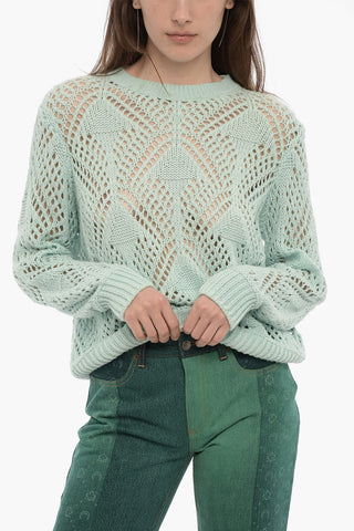 Openwork GIADA Crew-Neck Sweater