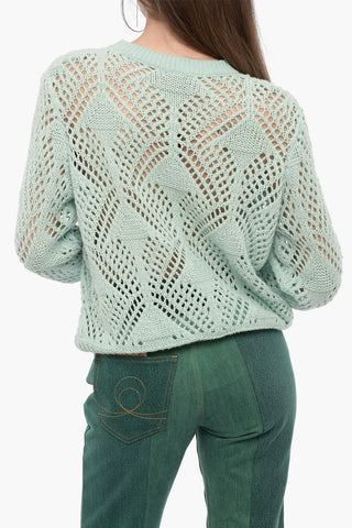 Openwork GIADA Crew-Neck Sweater