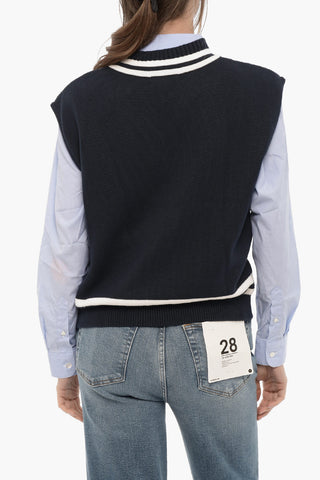 Sleeveless ARIANA Cable Knit Sweater
