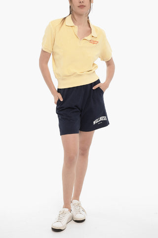 Terry-Cotton Polo Shirt