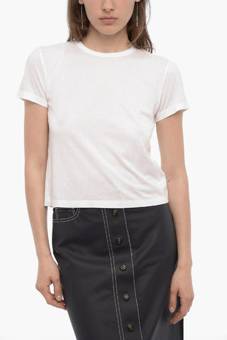 T-shirt Slim Fit in Tinta Unita 