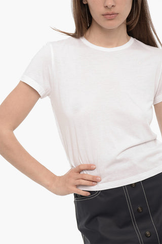 T-shirt Slim Fit in Tinta Unita 