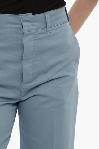 Cropped Solid Palazzo Pants