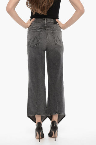Dark-Wash Jeans THE DAGGER FLOOD A with Asymmetric 25cm Ankle