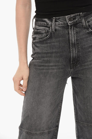 Dark-Wash Jeans THE DAGGER FLOOD A with Asymmetric 25cm Ankle