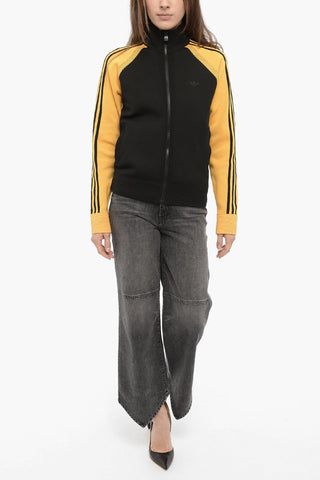 WALES BONNER Two-Tone UNISEX Sweatshirt with Zip Closure