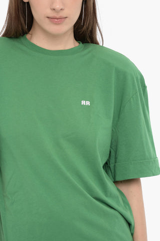 BIRGER CHRISTENSES Organic Cotton FAUSTA Crew-Neck T-shirt with Padded shoulders