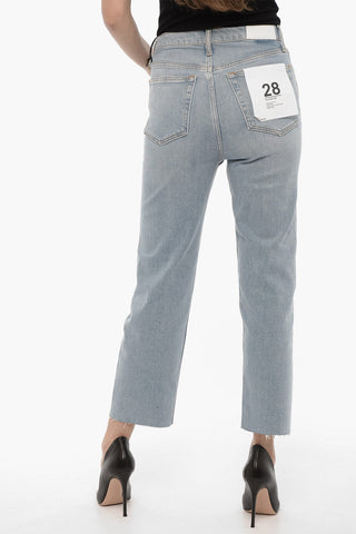 Straight Leg Stretch Denim 70s STOVE PIPE Jeans 18cm