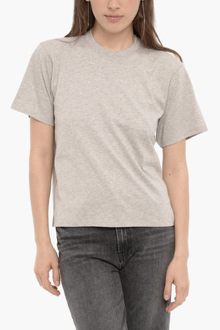 Solid Color TELANTO Crew-Neck T-shirt