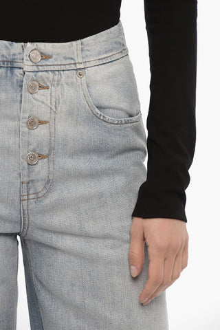 Light Wash MARGIE Cropped Jeans 22cm
