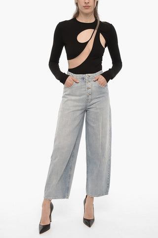 Light Wash MARGIE Cropped Jeans 22cm