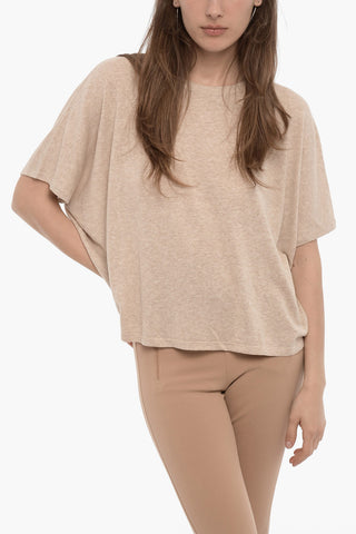 Bat-wing Sleeve Crew-neck Sweater