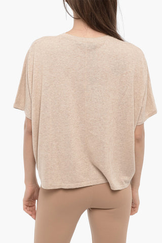 Bat-wing Sleeve Crew-neck Sweater