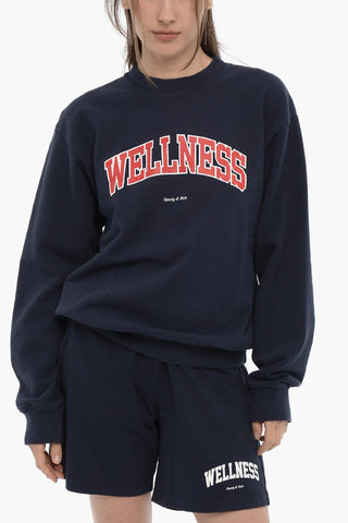Printed Cotton UNISEX Crew-Neck  Sweatshirt